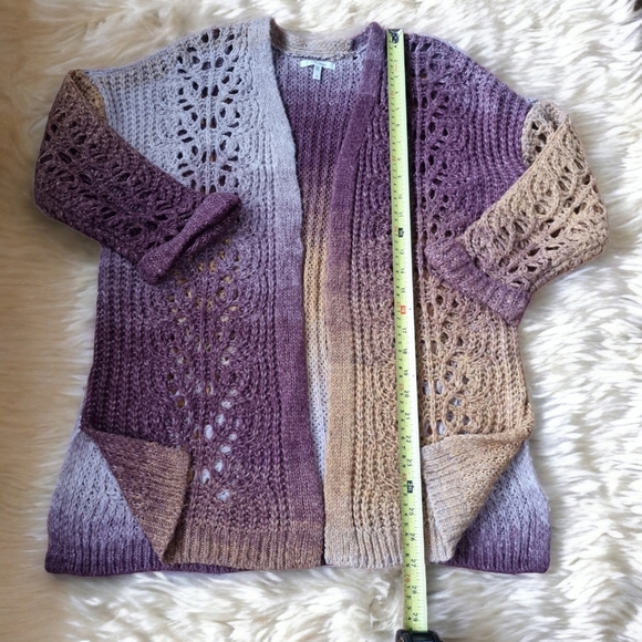 3/$40 Sale! Maurices Ombre Open Front Soft Cardigan - Picture 8 of 9